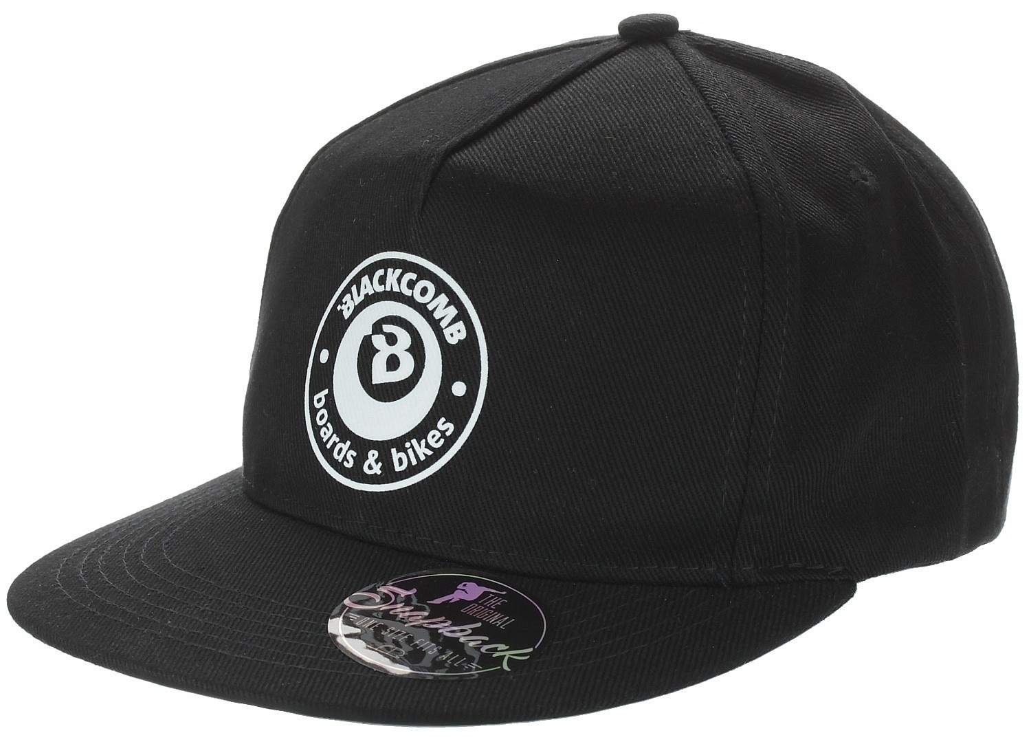 casquette Blackcomb Boards & Bikes Rap 5 Panel - Black/White