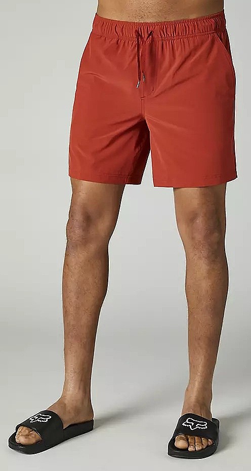 Badeshorts Fox Beaten Path Volley - Red Clear - men´s