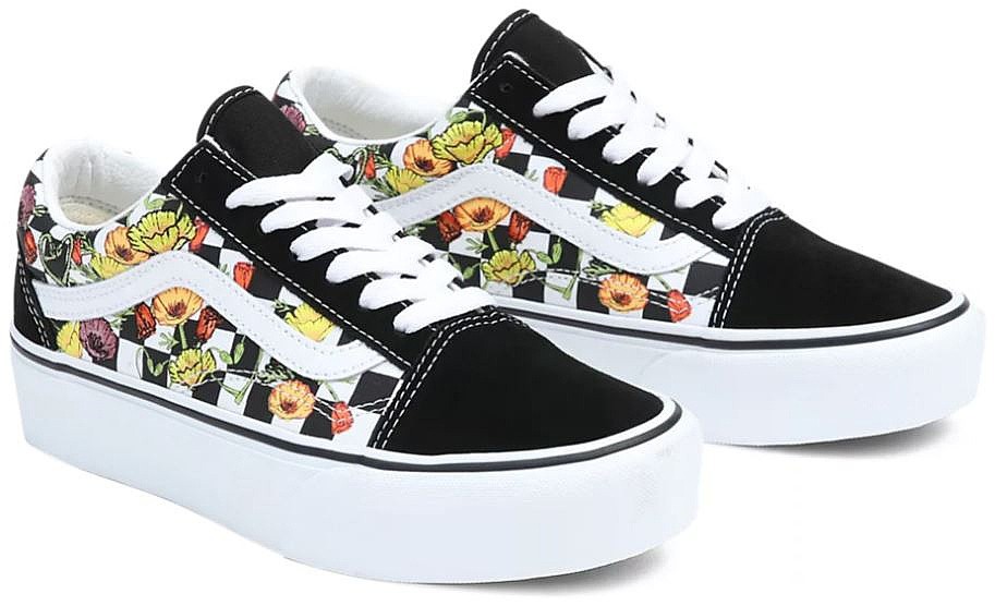 Chaussures checkerboard old skool platform shop