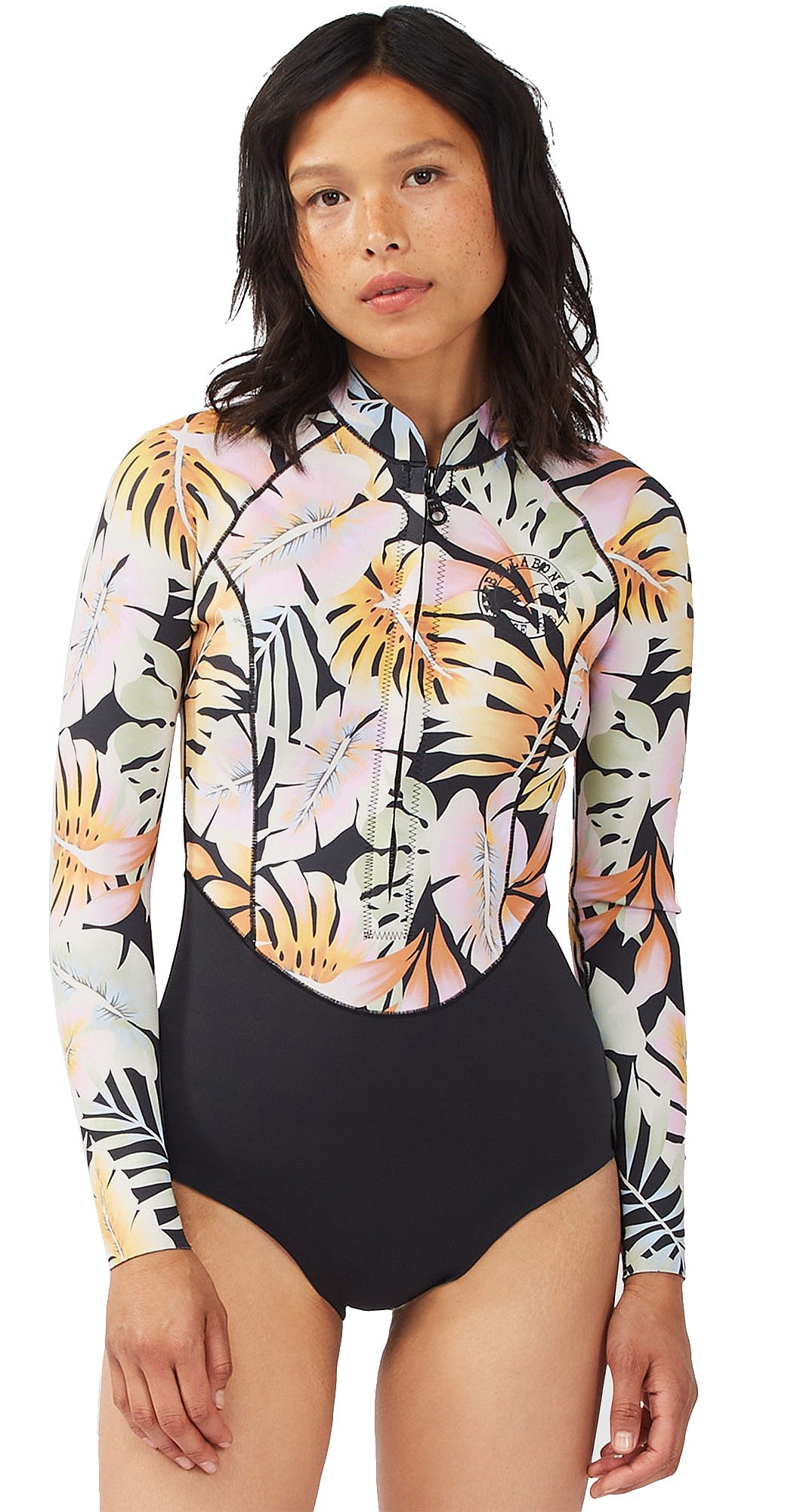 néoprène Billabong Salty Dayz Light Spring Suit 1mm LS - Paradise Black - women´s