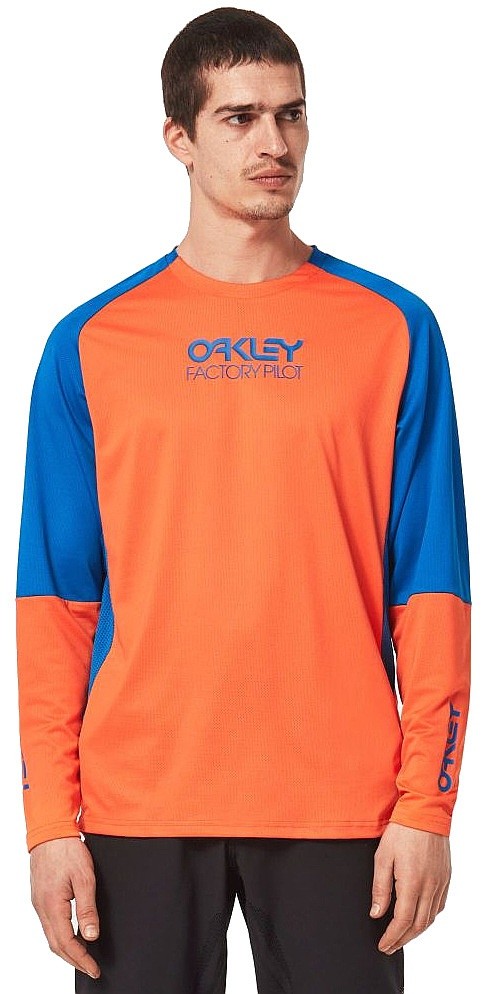 джерси Oakley Factory Pilot Mtb Jersey LS - Scarlet Ibis - men´s