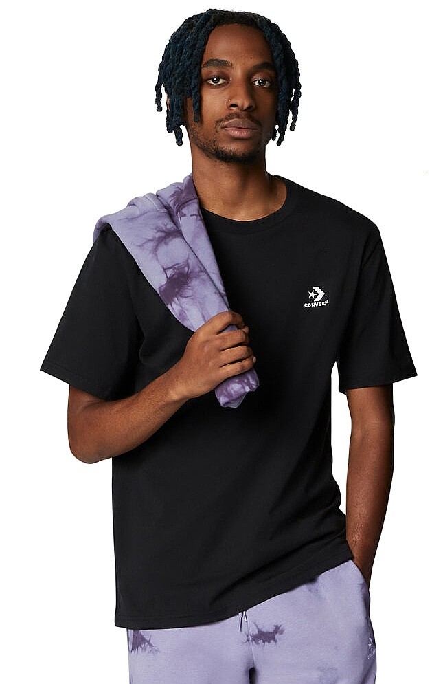 T-shirt Converse Go-To Embroidered Star Chevron/10023876 - A02/Converse Black