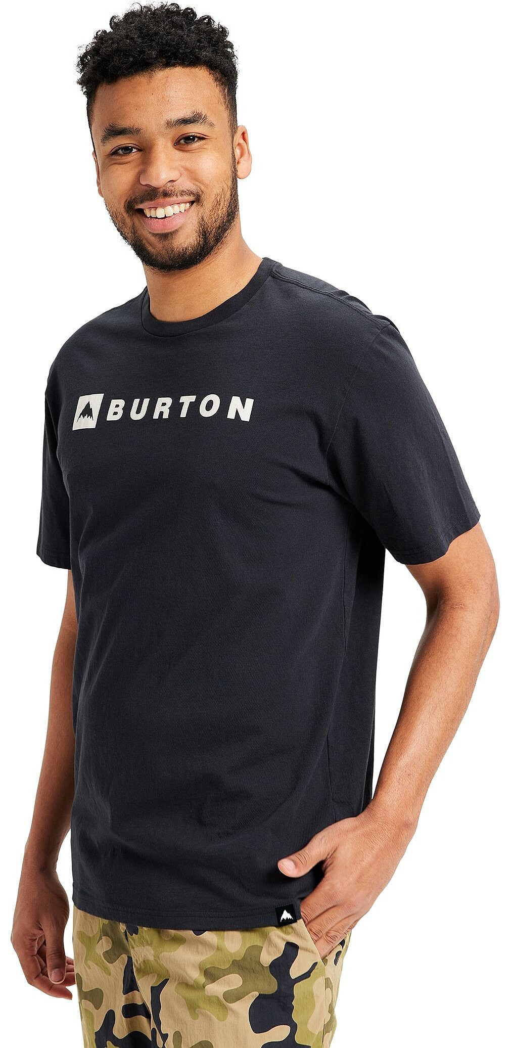 camisa Burton Horizontal Mountain - True Black - men´s
