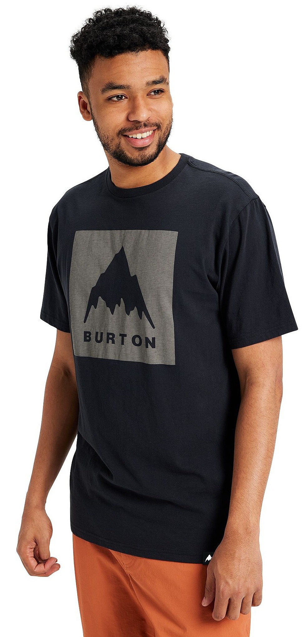 T-shirt Burton Classic Mountain High - True Black - men´s