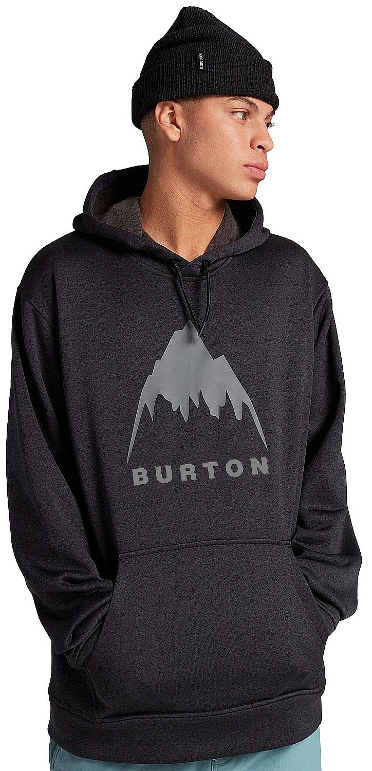 bluză Burton Oak Pullover - True Black Heather - men´s
