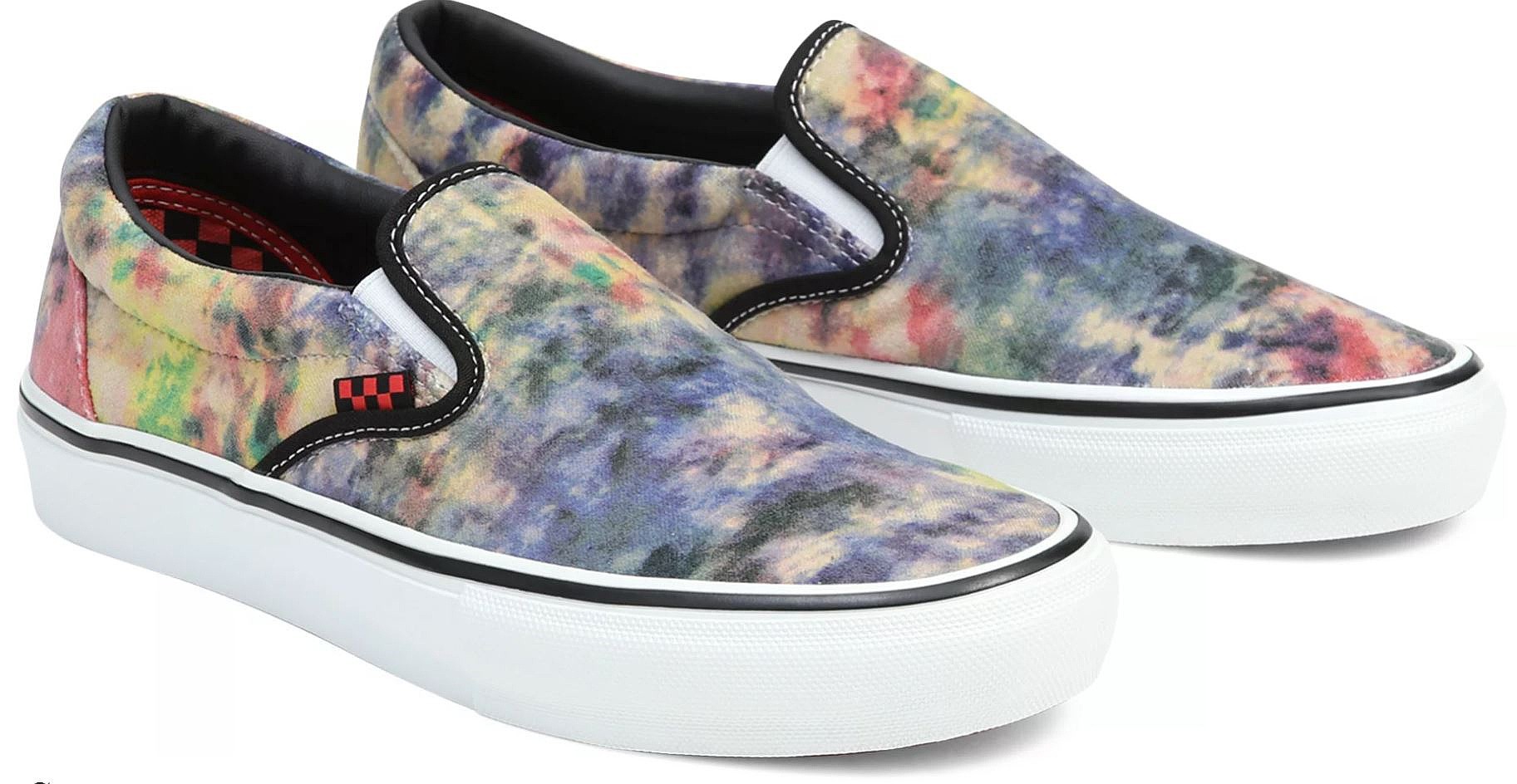 chaussures Vans Skate Slip-On - Tie Dye Terry Black/Multi - men´s