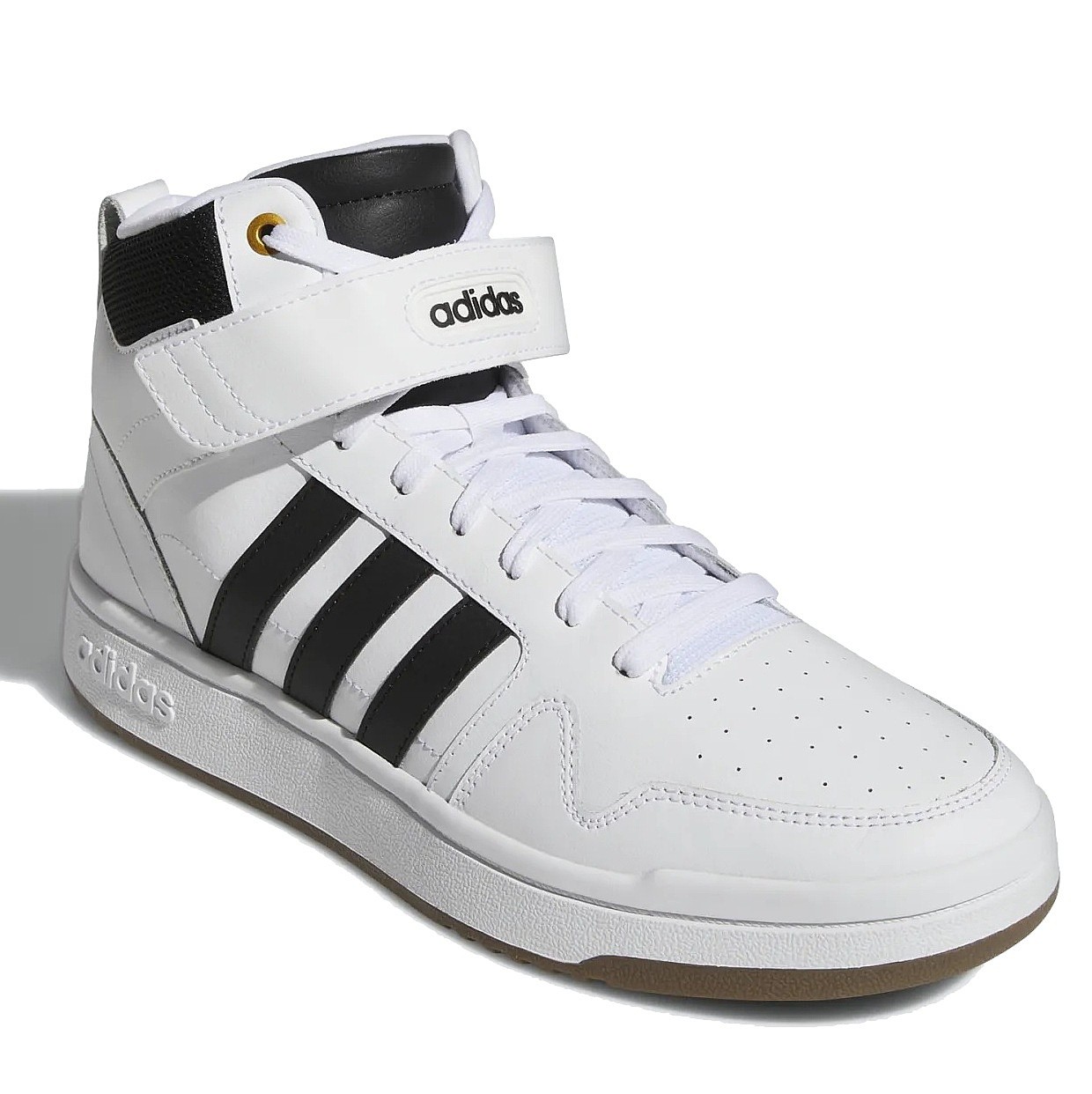 chaussures adidas Performance Postmove Mid - Cloud White/Core Black/Gold Metallic - men´s
