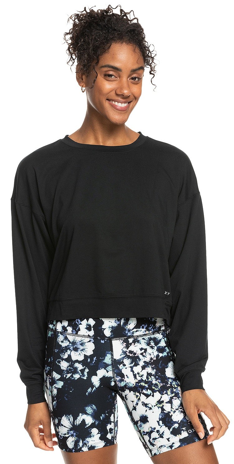 tričko Roxy Baby Come Home LS - KVJ0/True Black