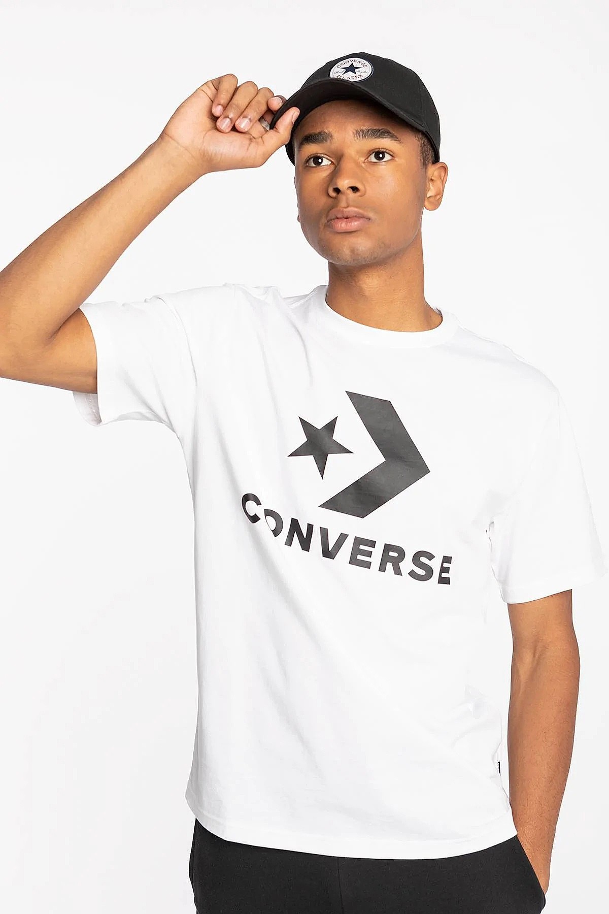 T-shirt Converse Go-To Star Chevron/10024067 - A02/White
