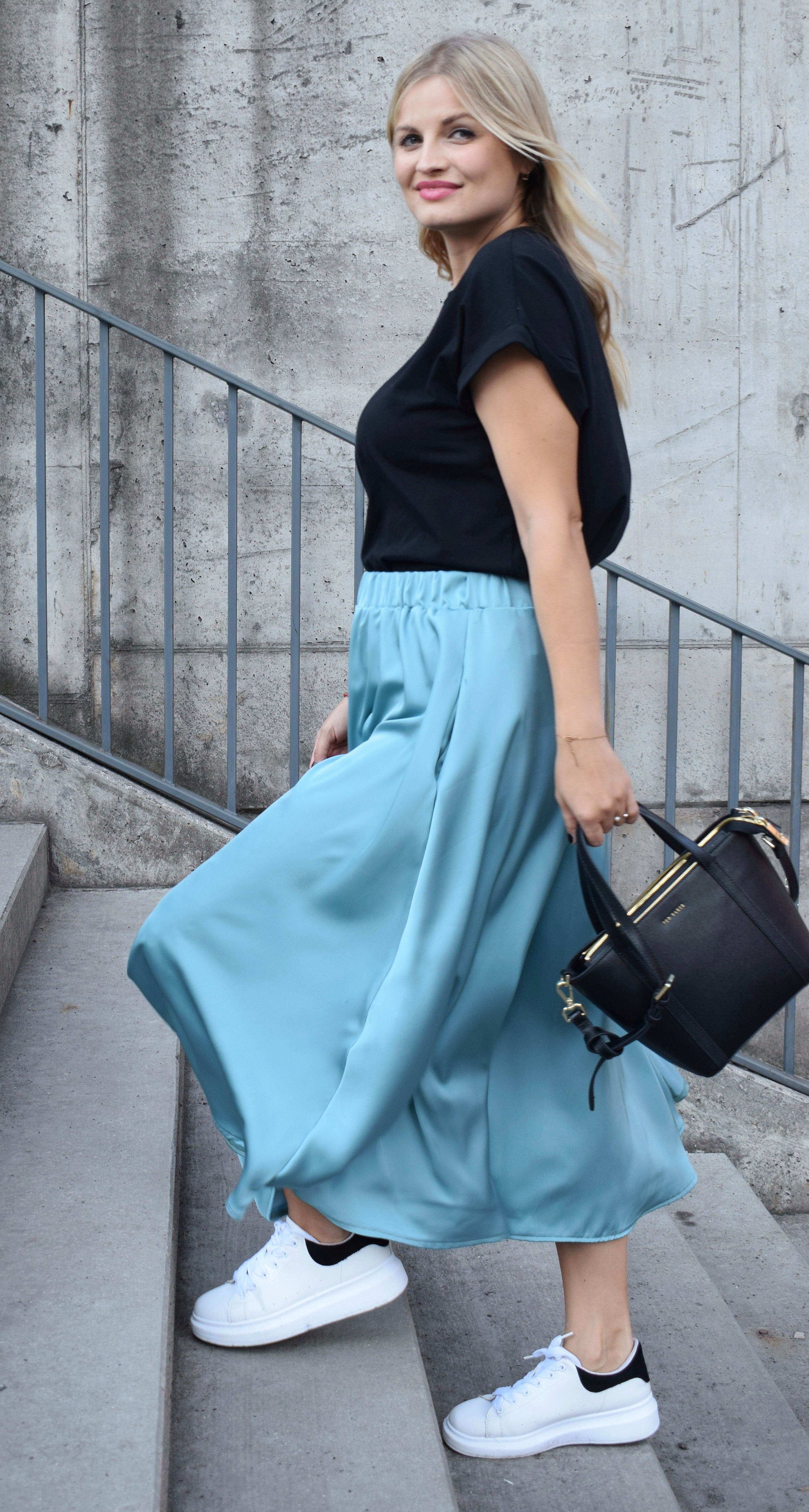 юбка M.ASCH-Be original Silky Midi - Mint - women´s