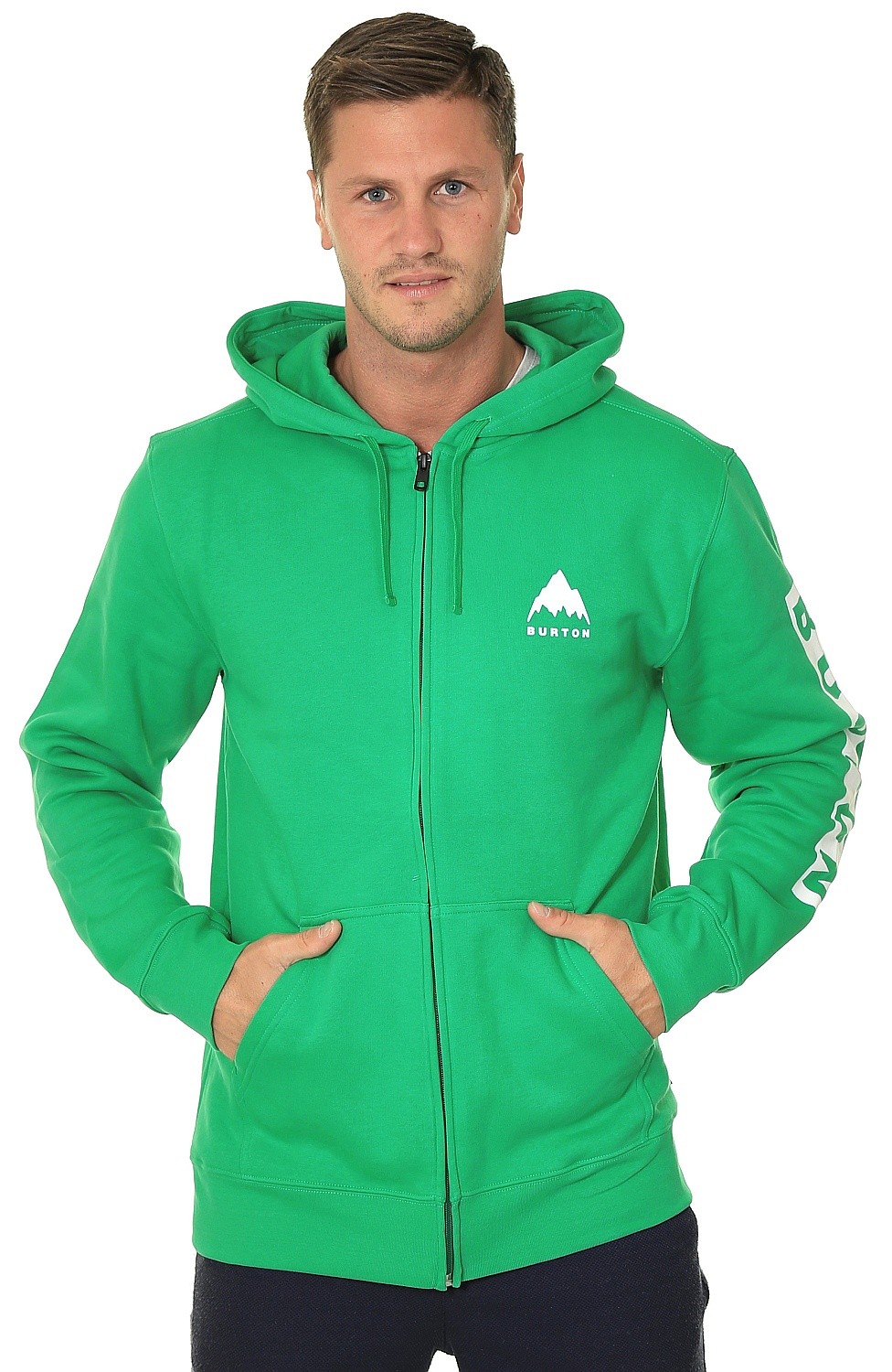 sweat-shirt Burton Elite Zip - Clover Green - men´s