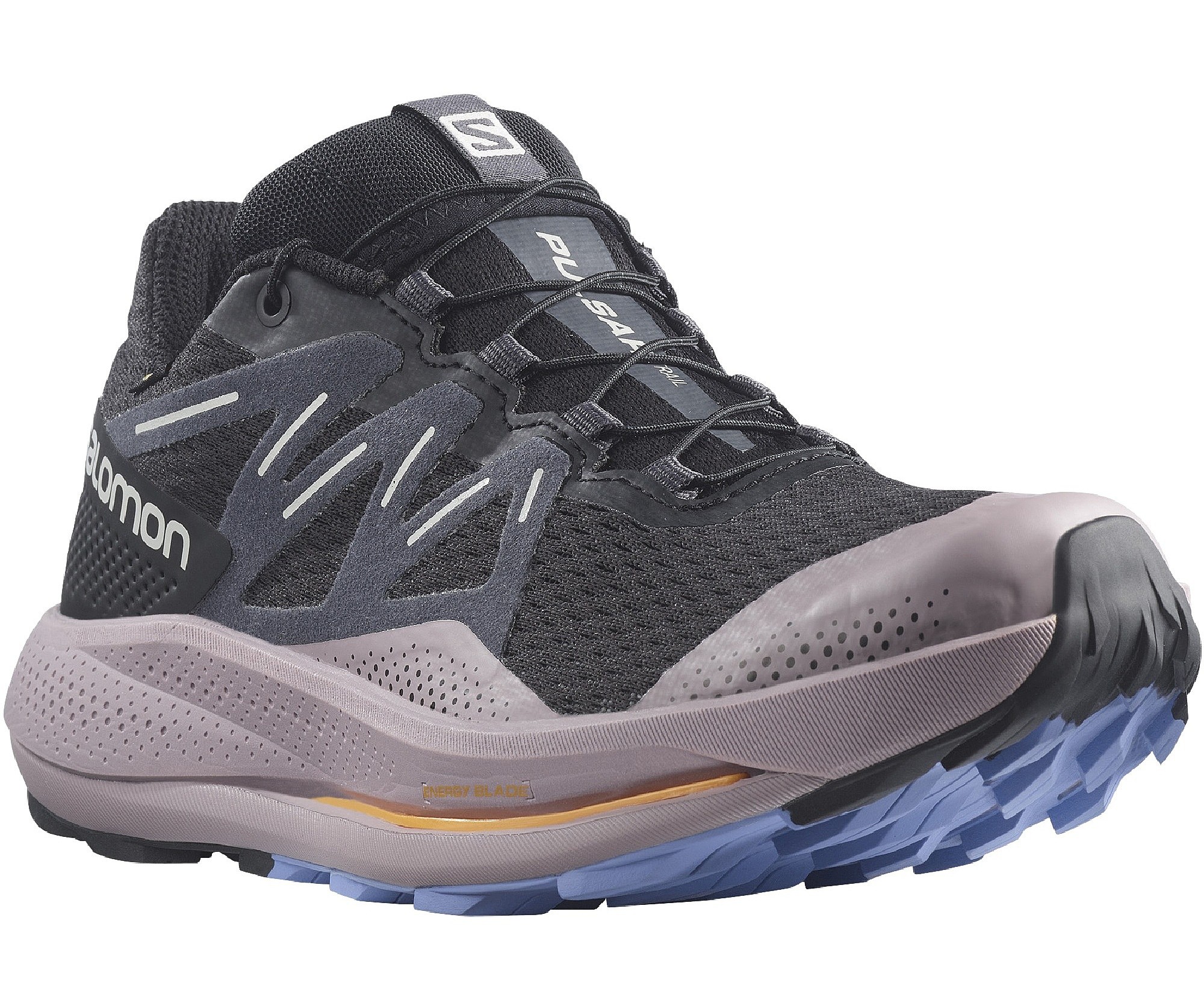 chaussures Salomon Pulsar Trail GTX W - Black/Quail/Lolite - women´s