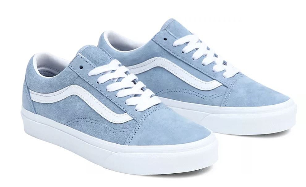 sko Vans Old Skool - Pig Suede Ashley Blue