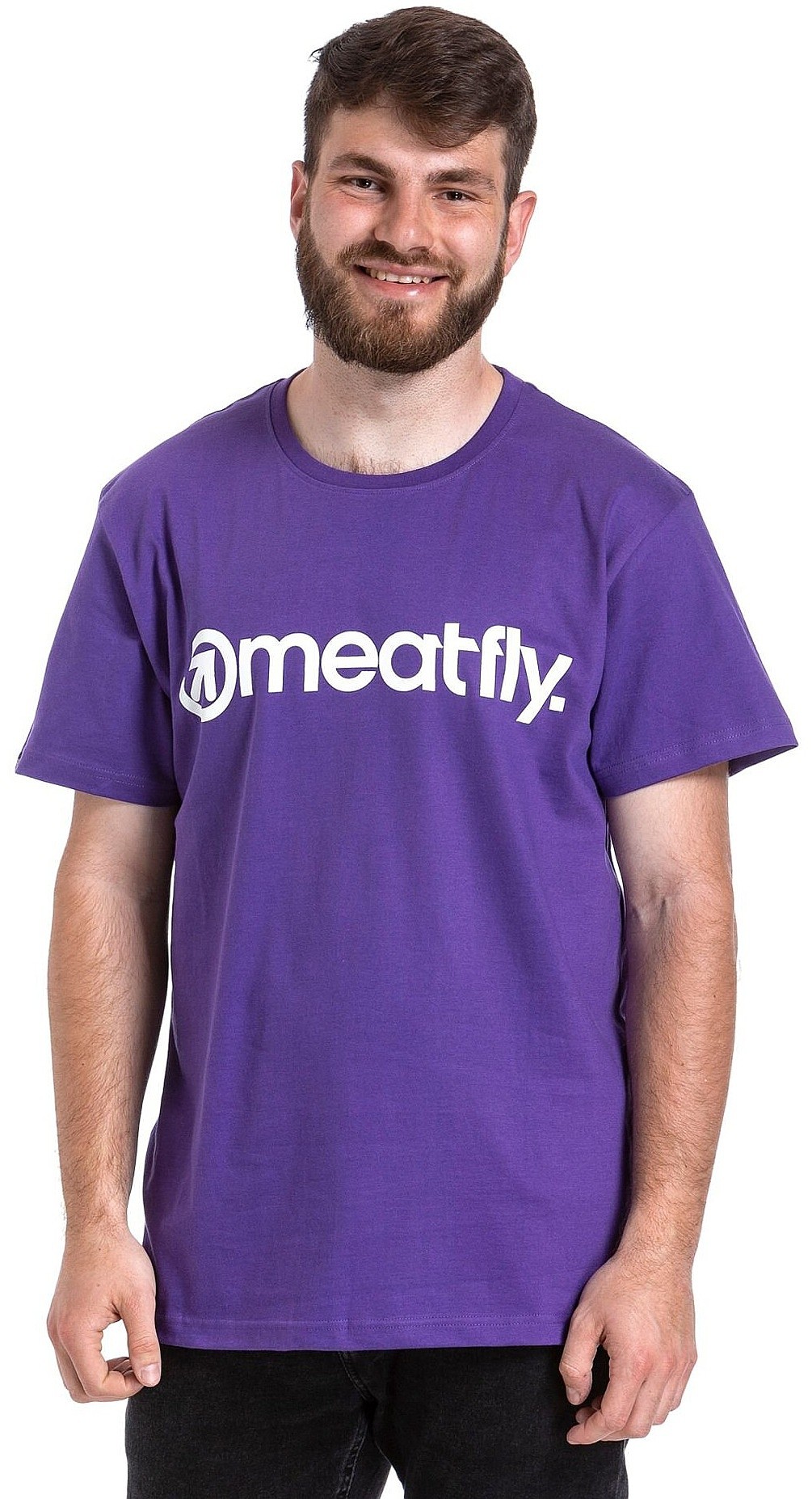 T-shirt Meatfly MF Logo - Violet - men´s