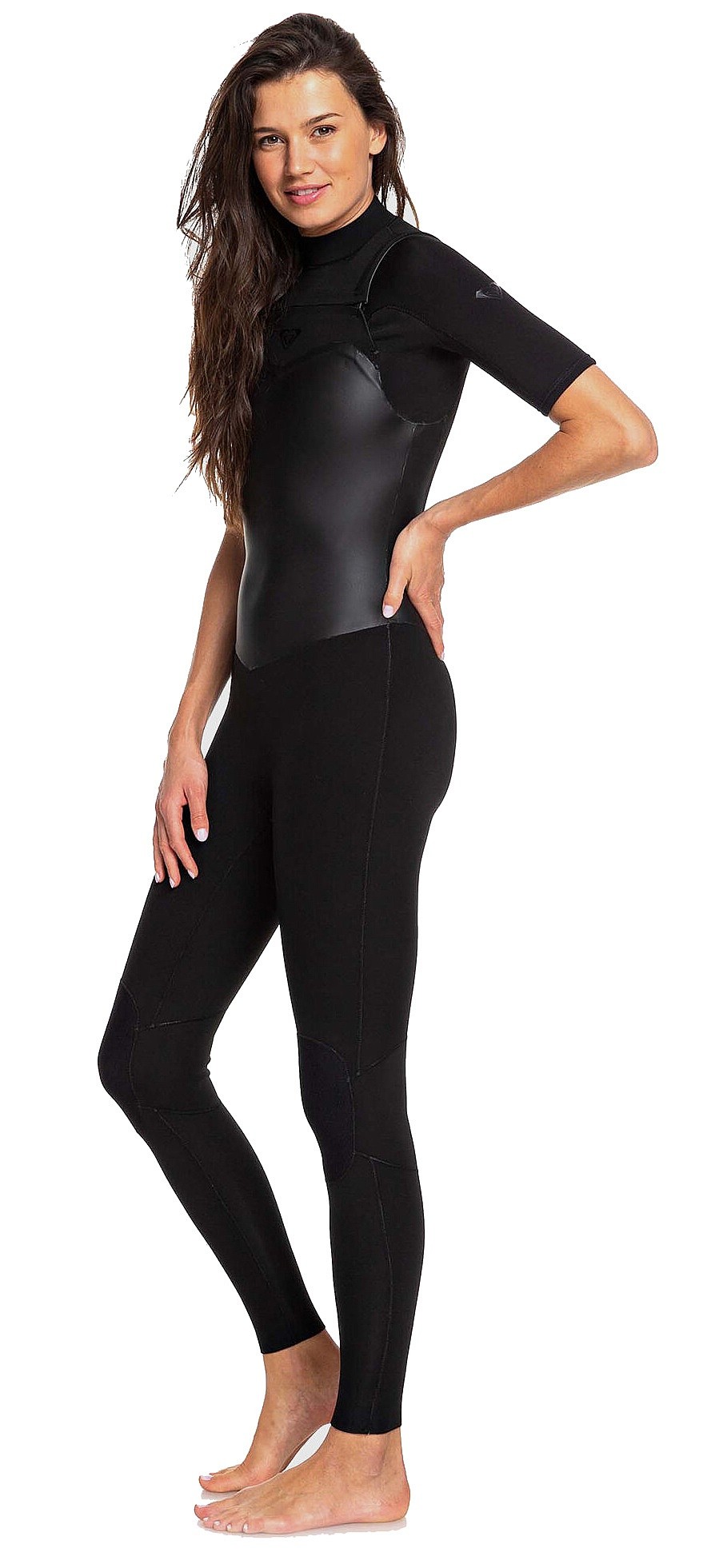 néoprène Roxy 2/2 Satin Zip Springsuit - KVJ0/Black - women´s