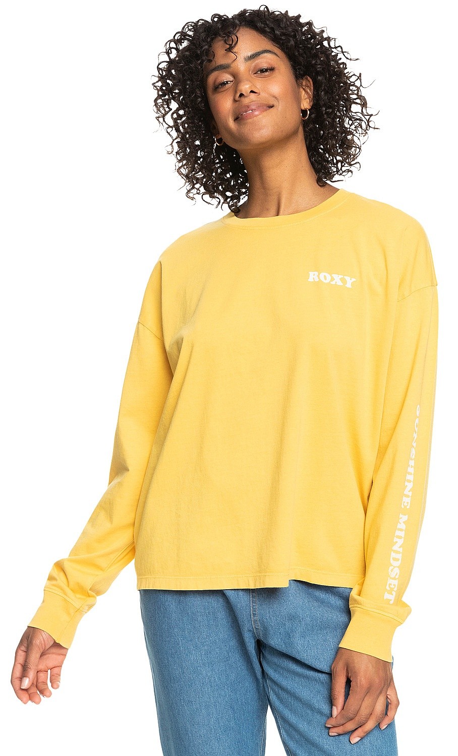 tričko Roxy Beautiful Life A LS - YJC0/Yolk Yellow