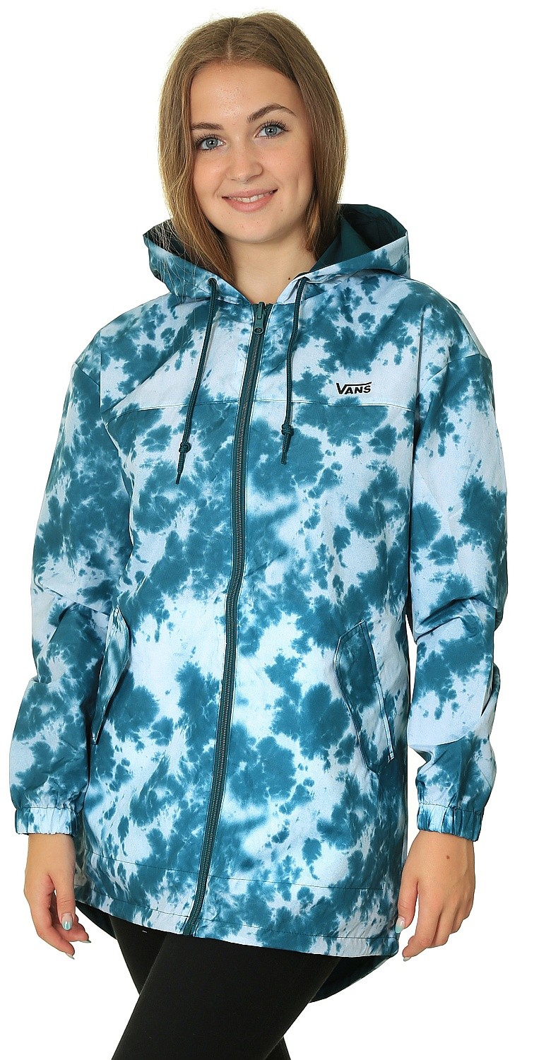 Jacke Vans Mercy Reversible - Califas Ditsy Deep Teal - women´s