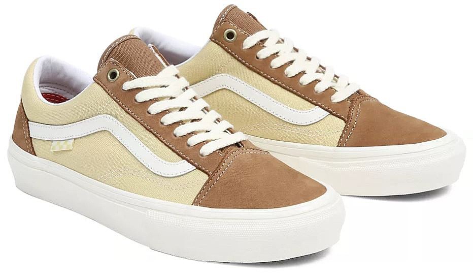 обувь Vans Skate Old Skool - Nubuck/Canvas Brown - men´s