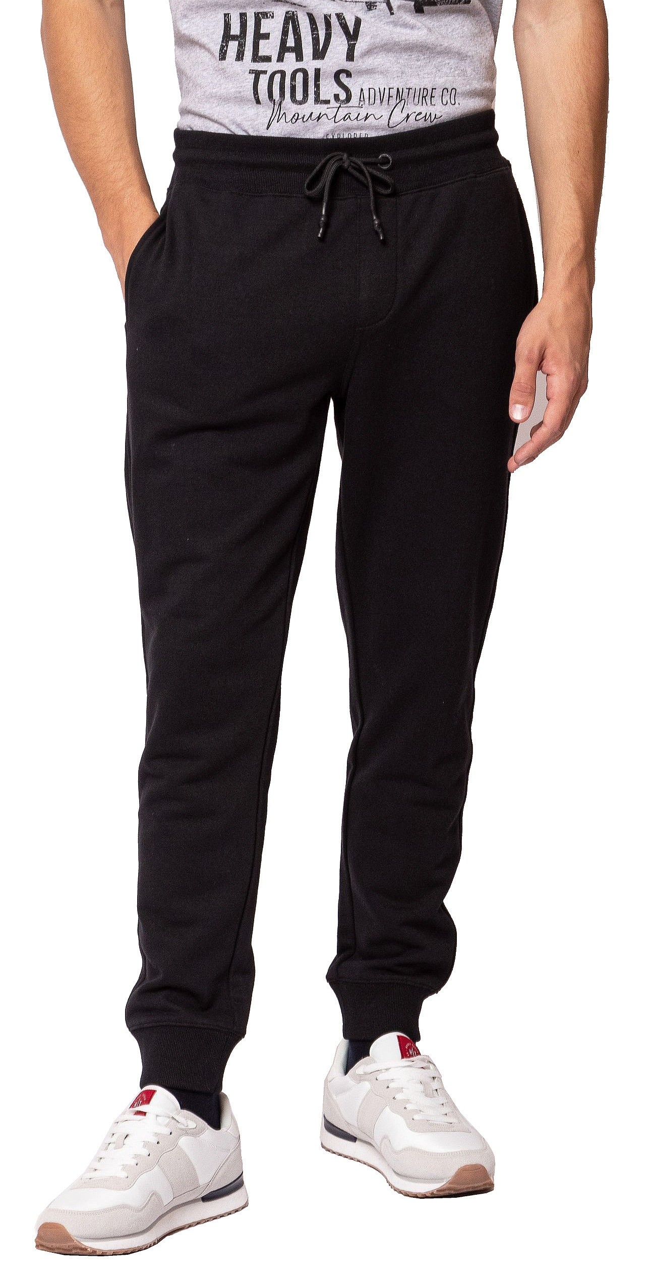 træningsdragt Heavy Tools Zeppa 22 - Black - men´s