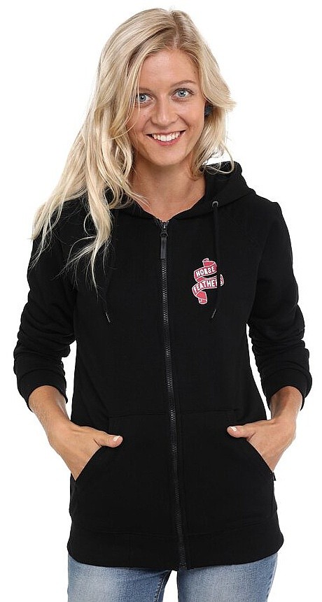 кофта Horsefeathers Vita Zip - Black - women´s