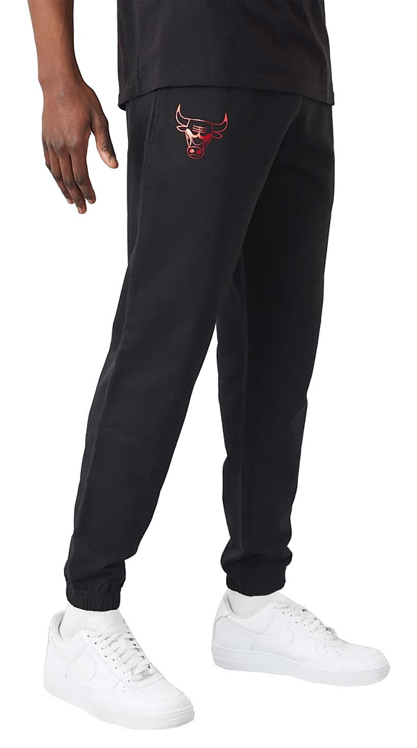Jogginghose New Era Foil Jogger NBA Chicago Bulls - Black/Red - men´s