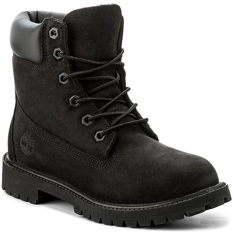 обувь Timberland 6 Premium Waterproof Boot - 12907/Black Nubuck - unisex junior