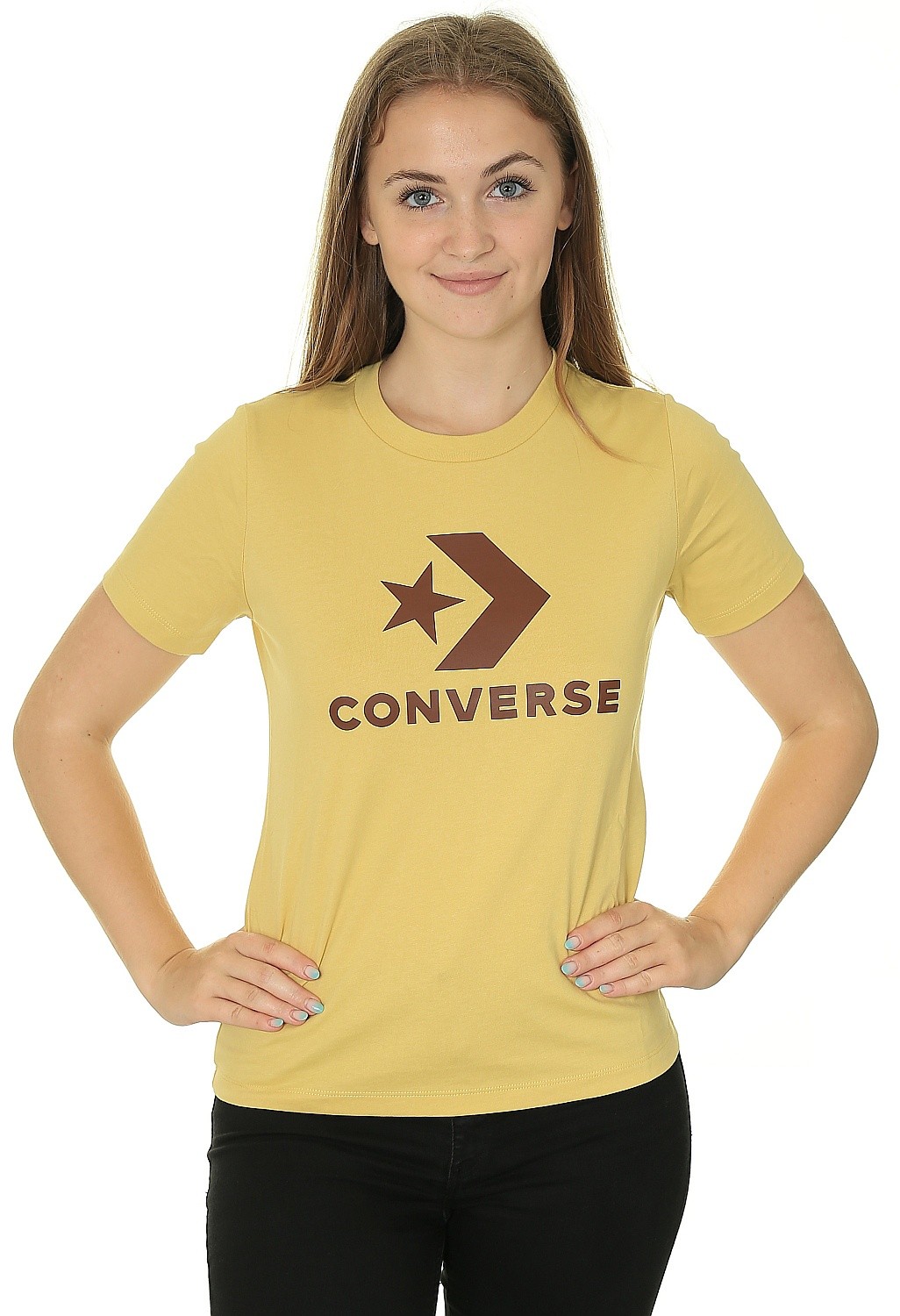 T-shirt Converse Boosted Star Chevron/10018569 - A35/Saturn Gold