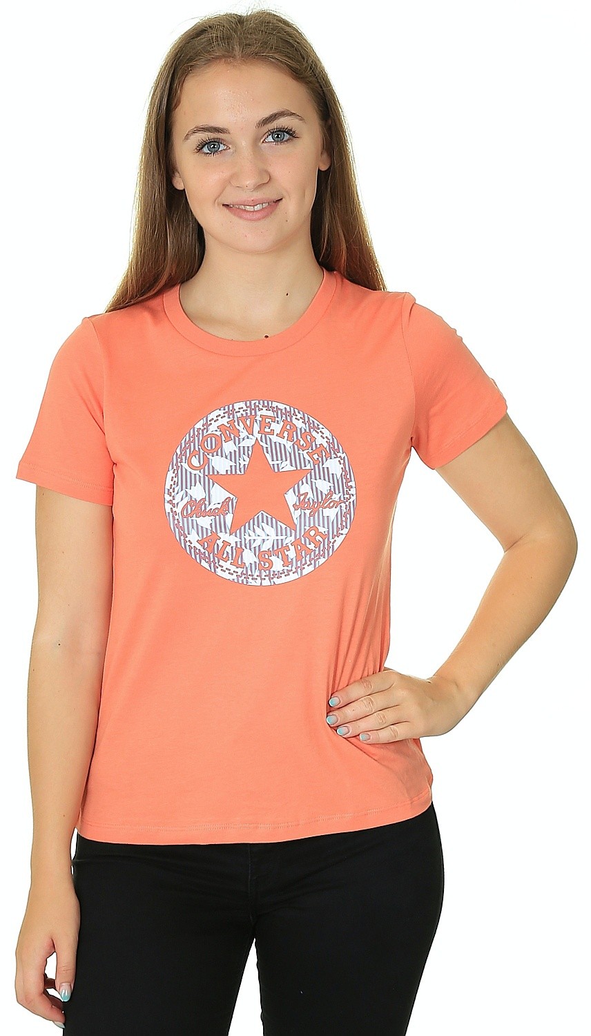 T-shirt Converse Chuck Taylor All Star Patch/10022560 - A08/Bright Madder