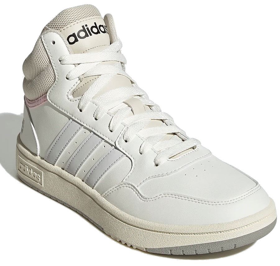 chaussures adidas Performance Hoops 3.0 Mid - Cloud White/Dash Grey/Aluminium - women´s