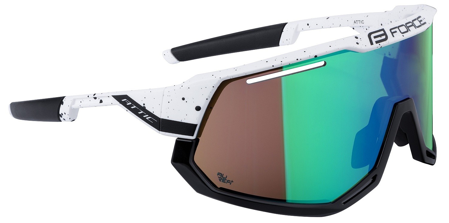 glasögon FORCE Attic - White/Black/Green