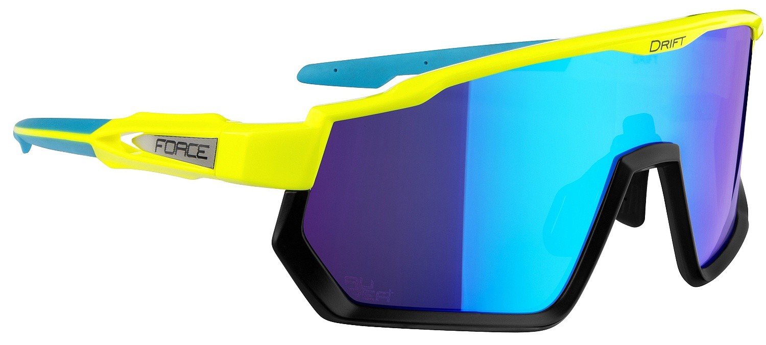 glasögon FORCE Drift - Fluo Black/Blue