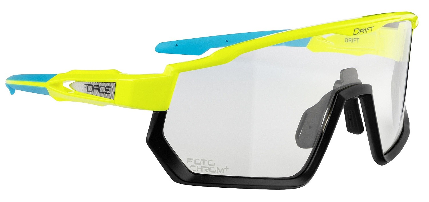 des lunettes FORCE Drift - Fluo Black/Photochromic