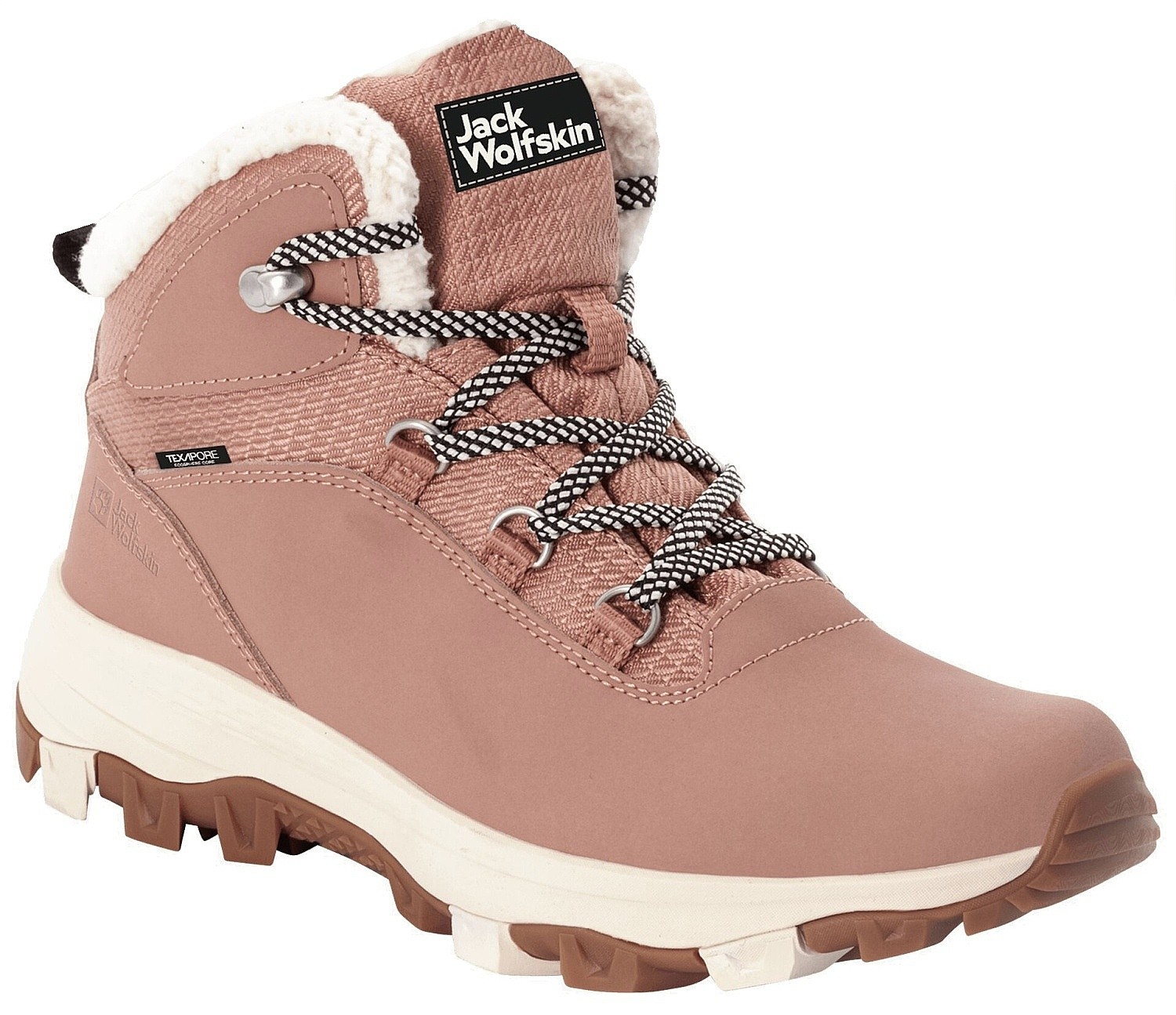 Schuhe Jack Wolfskin Everquest Texapore Mid W - Rose/White - women´s