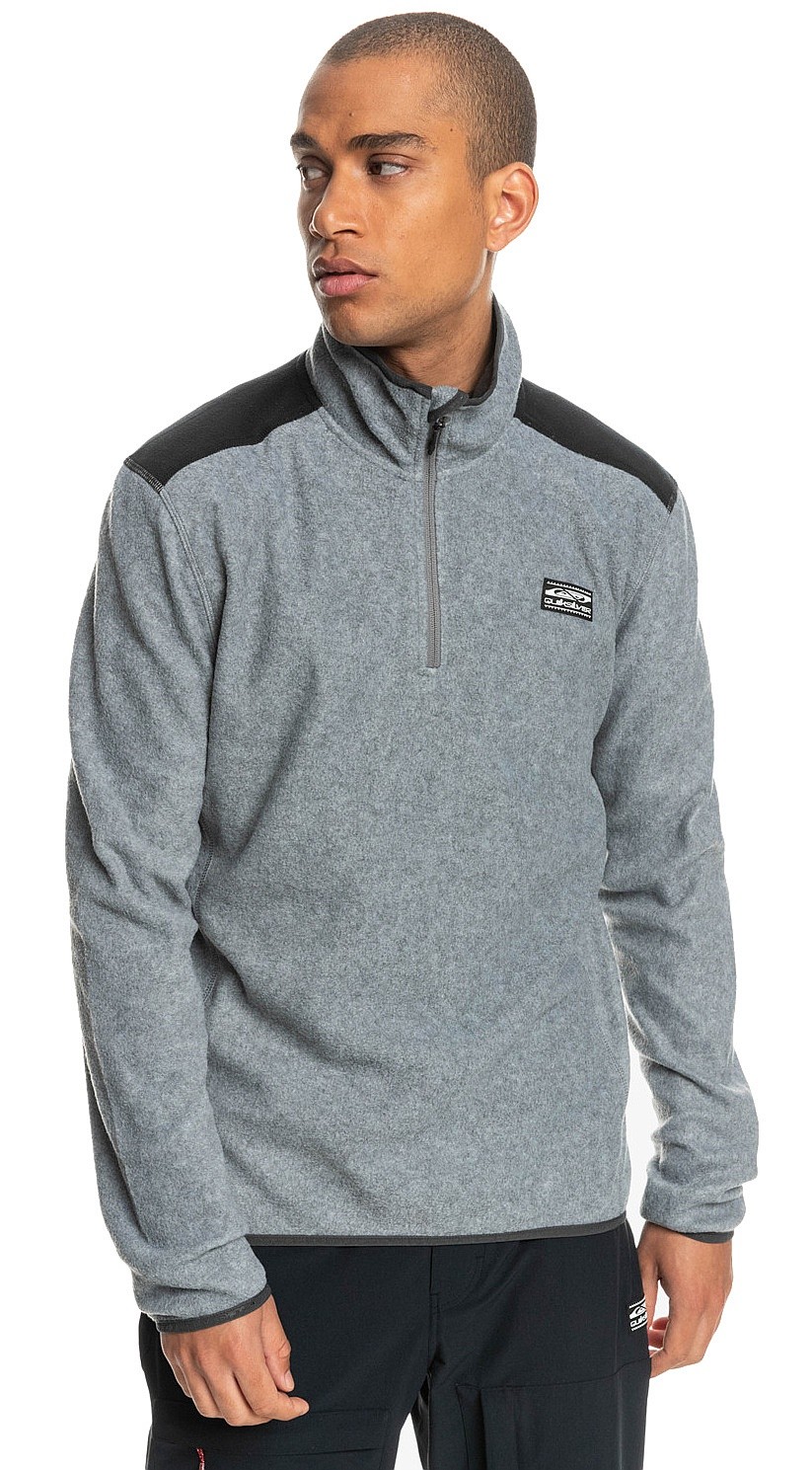 bluza Quiksilver Aker Fleece - KNFH/Heather Grey
