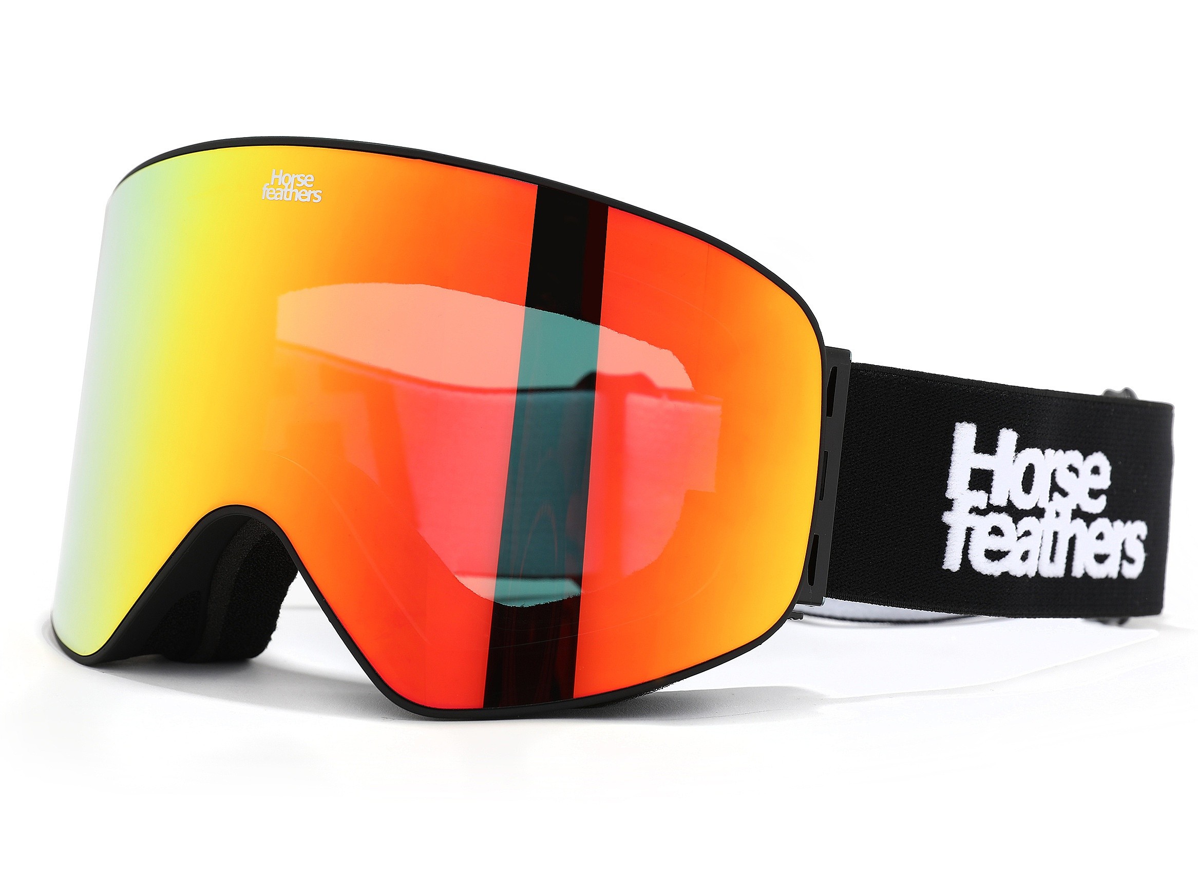 Brille Horsefeathers Edmond - Black/Mirror Red - men´s