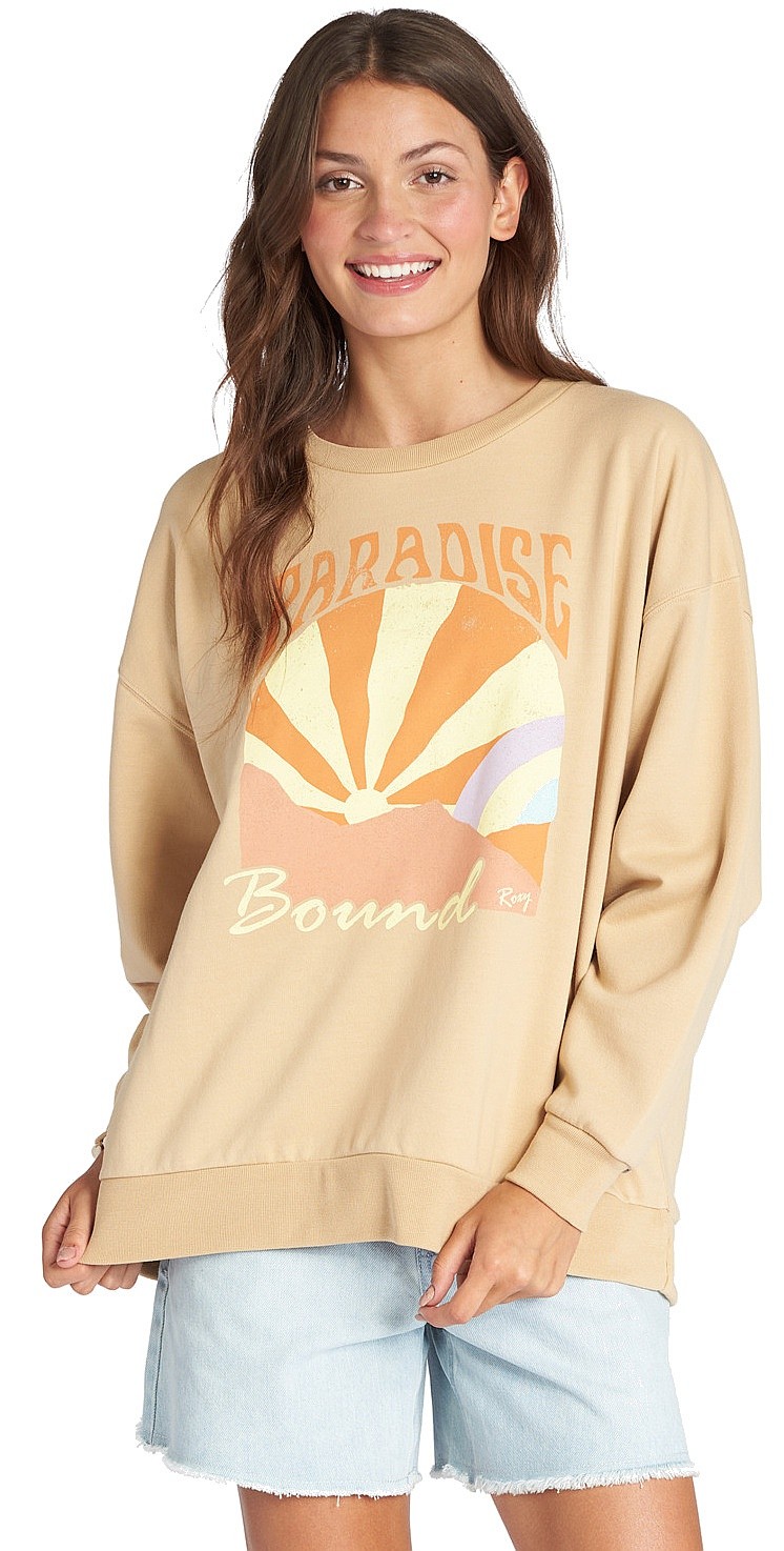 sudadera Roxy Morning Hike B - TEH0/Tapioca - women´s