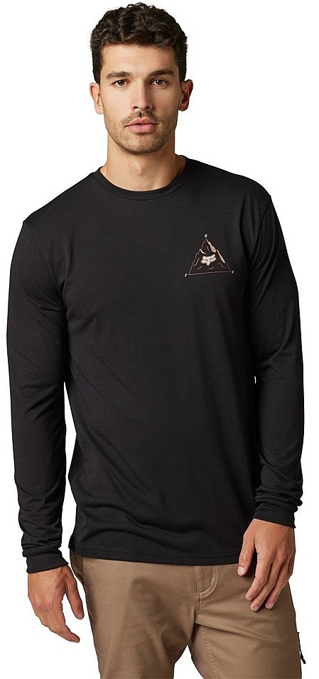 linne Fox Finisher Tech LS - Black - men´s