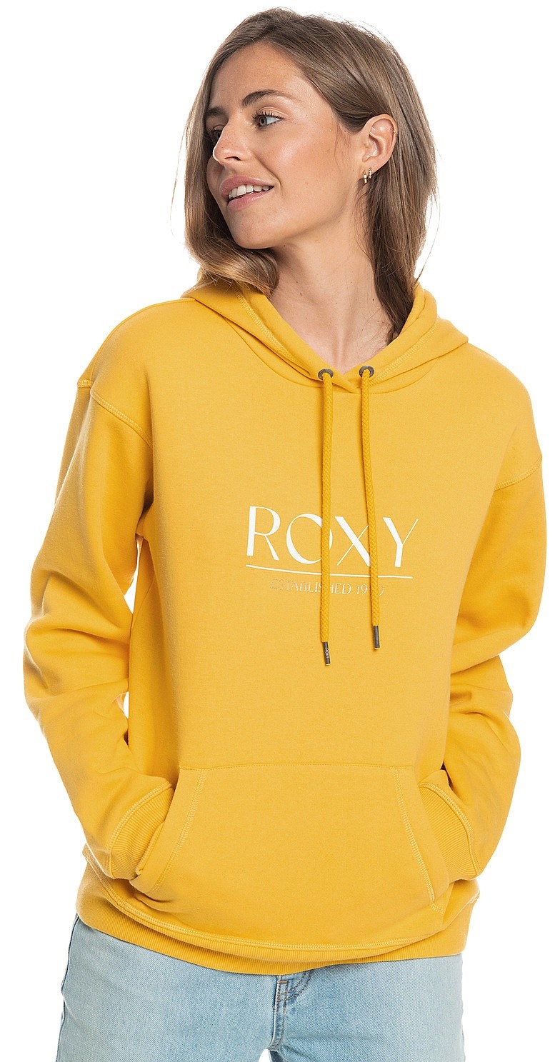 sweat-shirt Roxy Surf Stoked Brushed B - YJC0/Yolk Yellow - women´s
