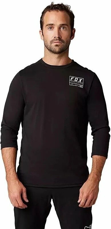 Fahrradanzug Fox Ranger 3/4 Iron Jersey - Black - men´s