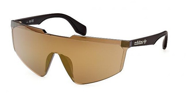 Brille adidas Originals OR0047 - 28G/Shiny Rose Gold/Brown Mirror