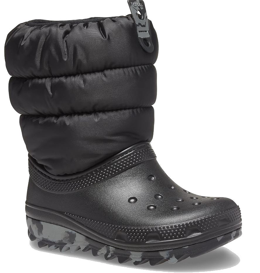 sko Crocs Classic Neo Puff Boot K - Black - unisex junior