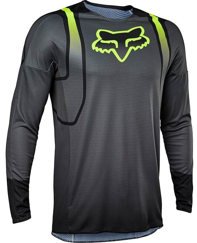 tröja Fox 360 Vizen Jersey LS - Black - men´s