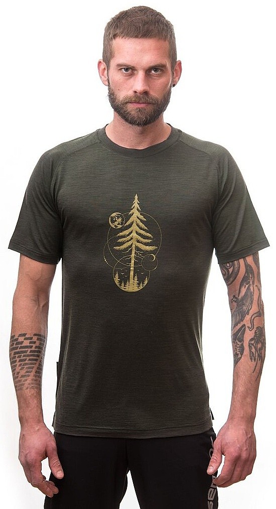 рубашка Sensor Merino Air PT Earth - Olive Green - men´s