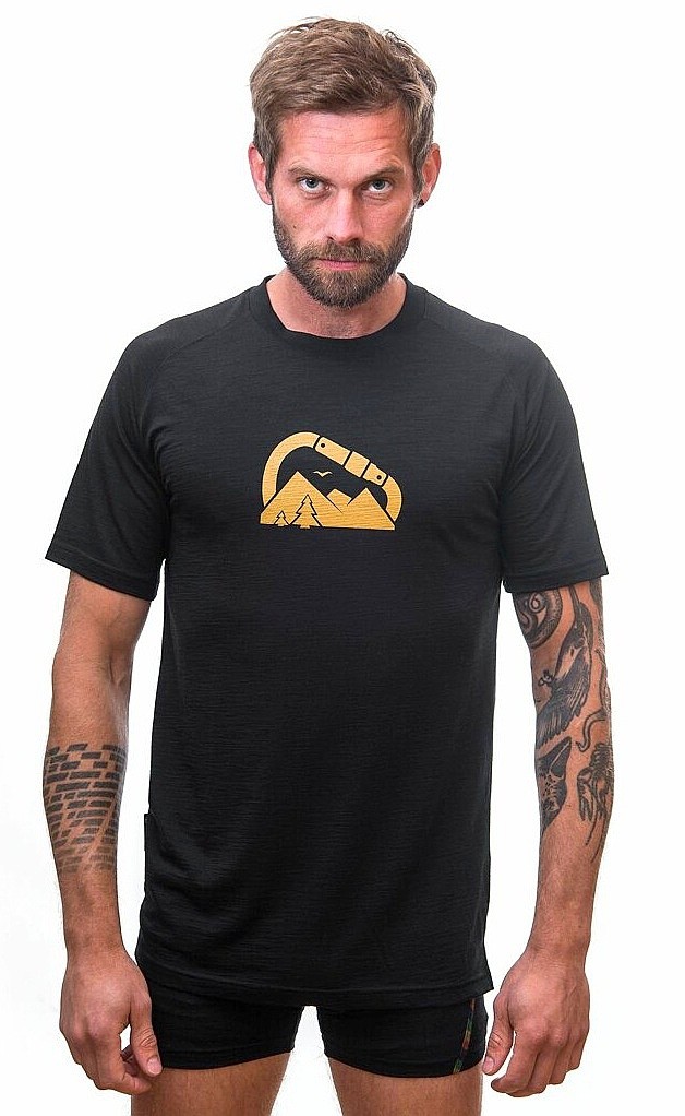 T-shirt Sensor Merino Air PT Summit - Black