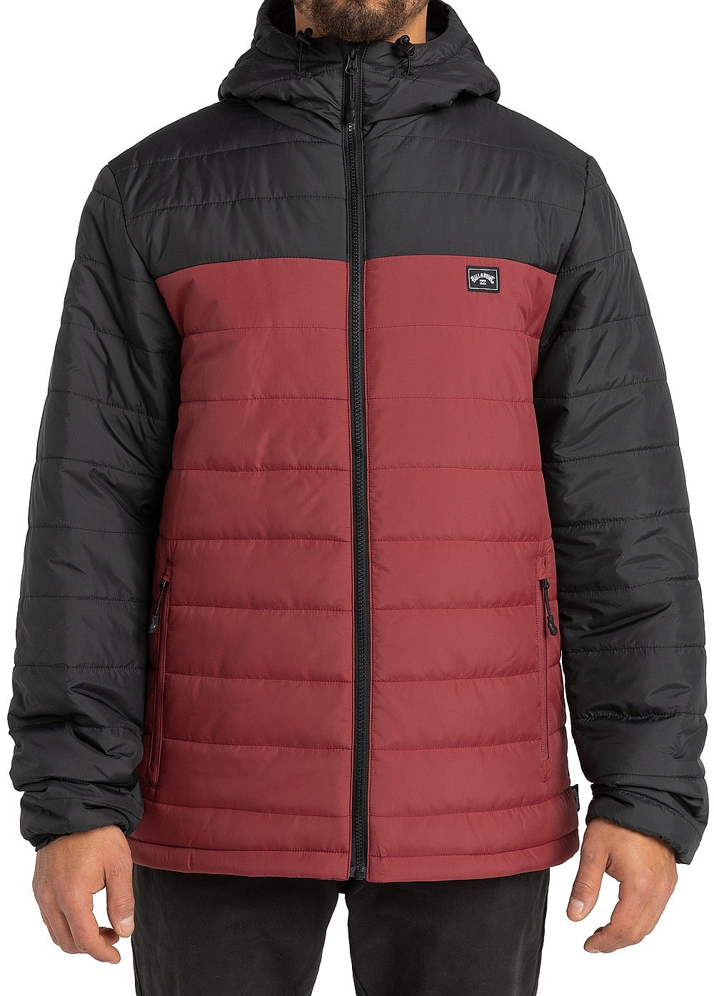 Jacke Billabong Surf Check Puffer - Oxblood - men´s