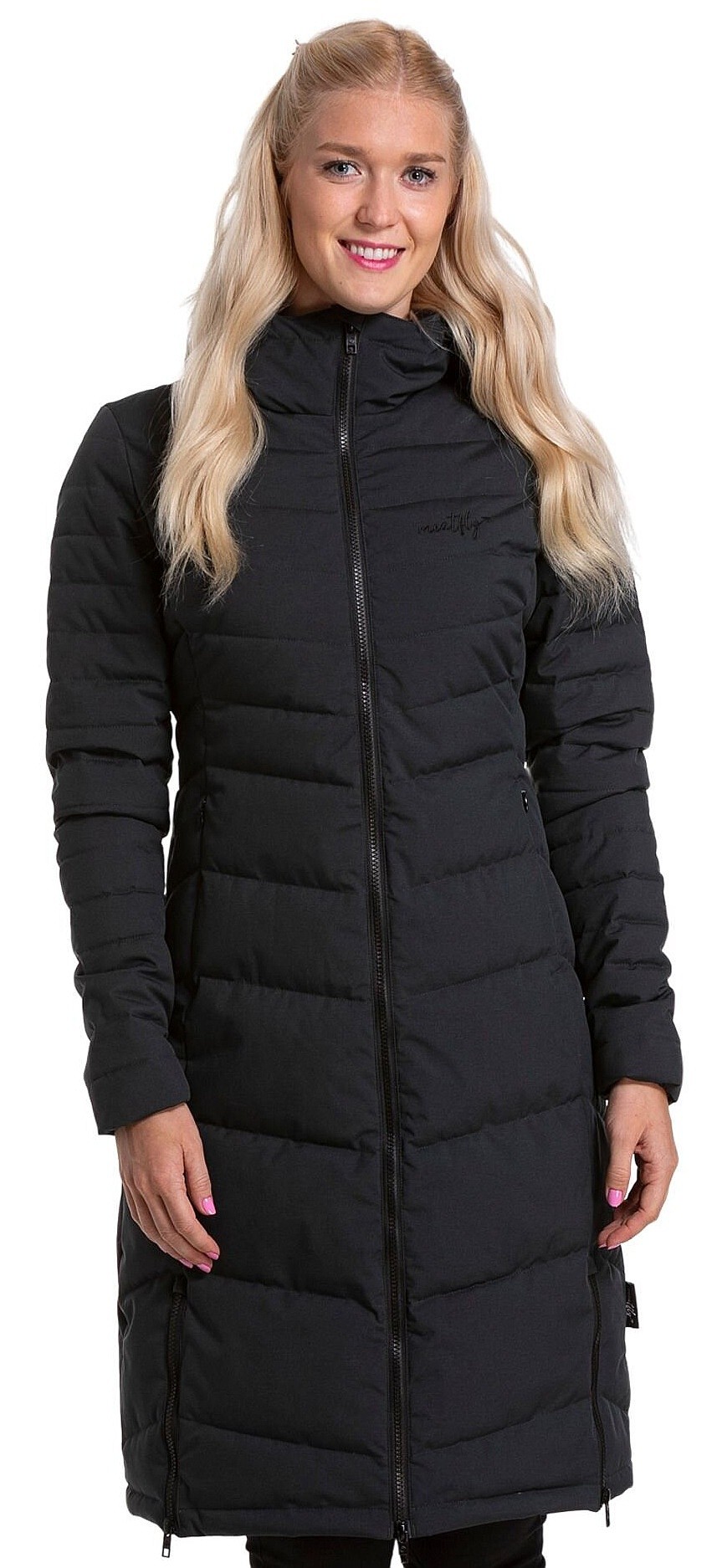 płaszcz Meatfly Olympa - Black