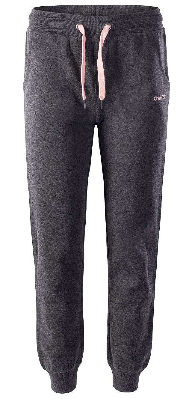 Jogginghose Hi-Tec Lady Melian - Dark Grey Melange/Impatiens Pink - women´s