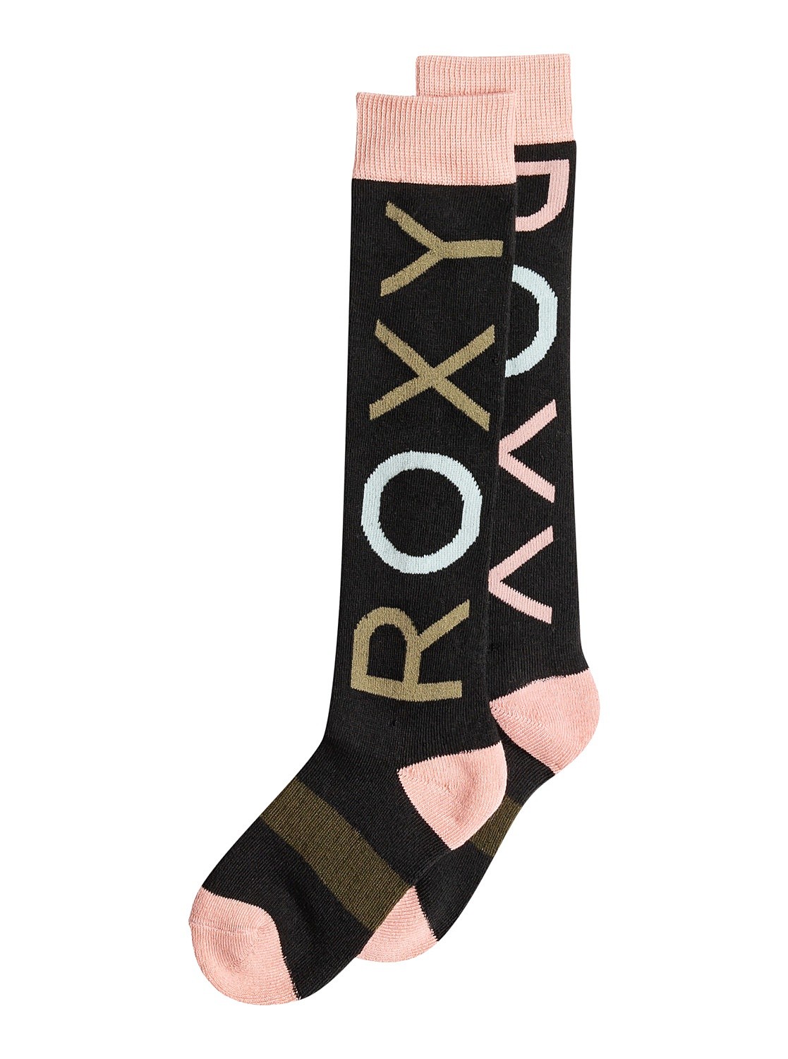 chaussettes Roxy Frosty - KVJ0/True Black - girl´s