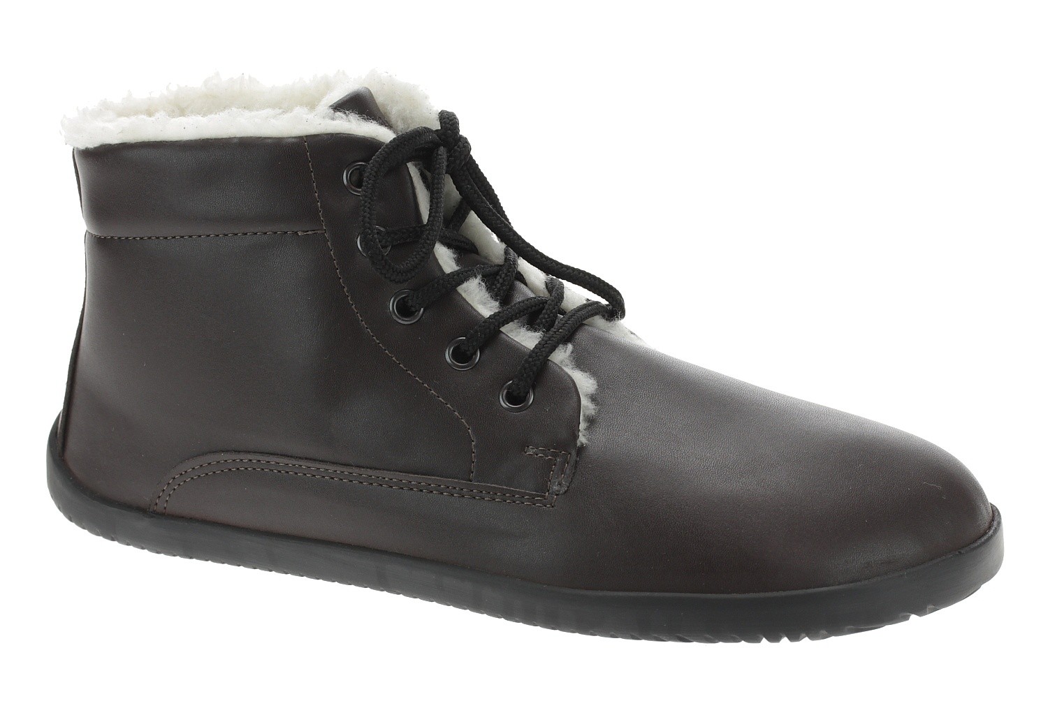 pantofi Ahinsa Shoes Winter Ankle - Brown