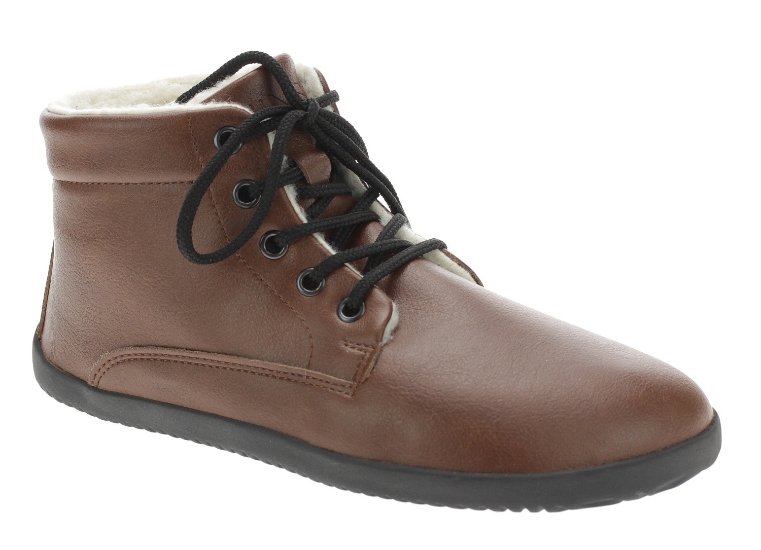 sko Ahinsa Shoes Winter Ankle - Light Brown